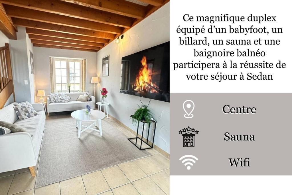 S Bayleved'Air Duplex Vue Chateau, Balneo Et Sauna Sedan Esterno foto